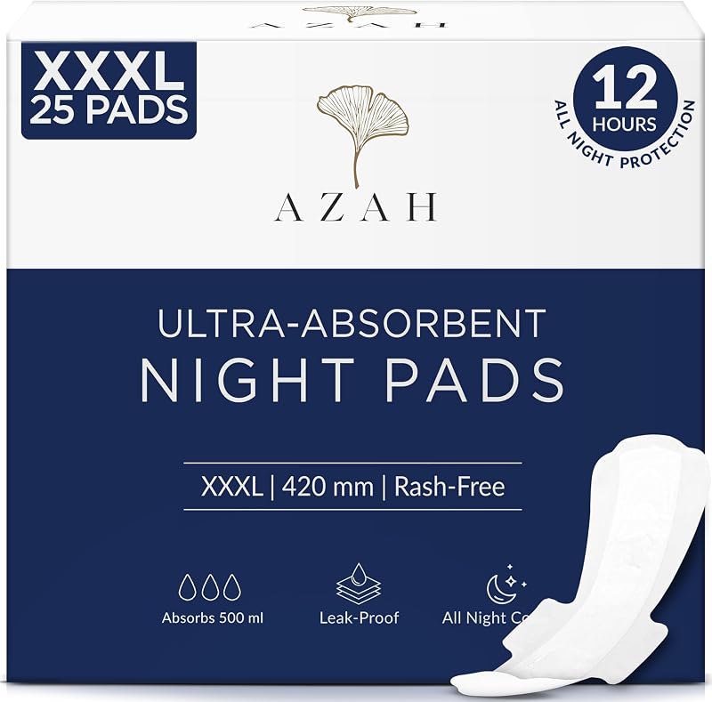 Azah — Rash-Free / Organic-cotton-top pads