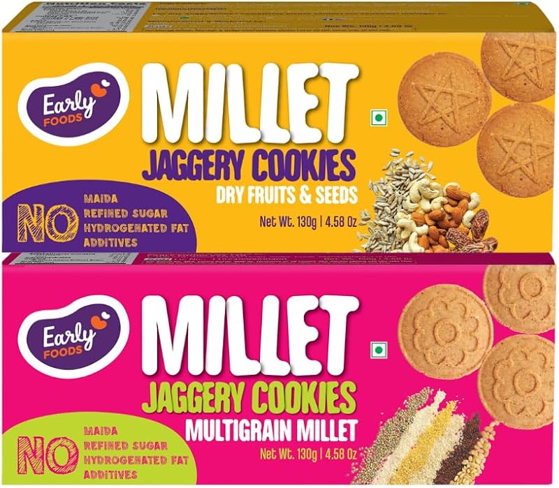 Early Foods — Multigrain Millet Jaggery Cookies
